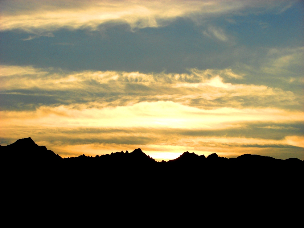 Sunset over Mt. Whitney